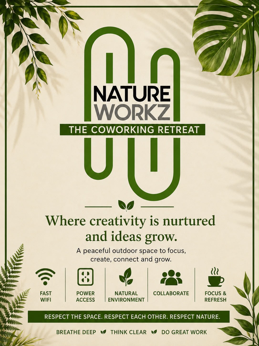 Nature Workz restorative space