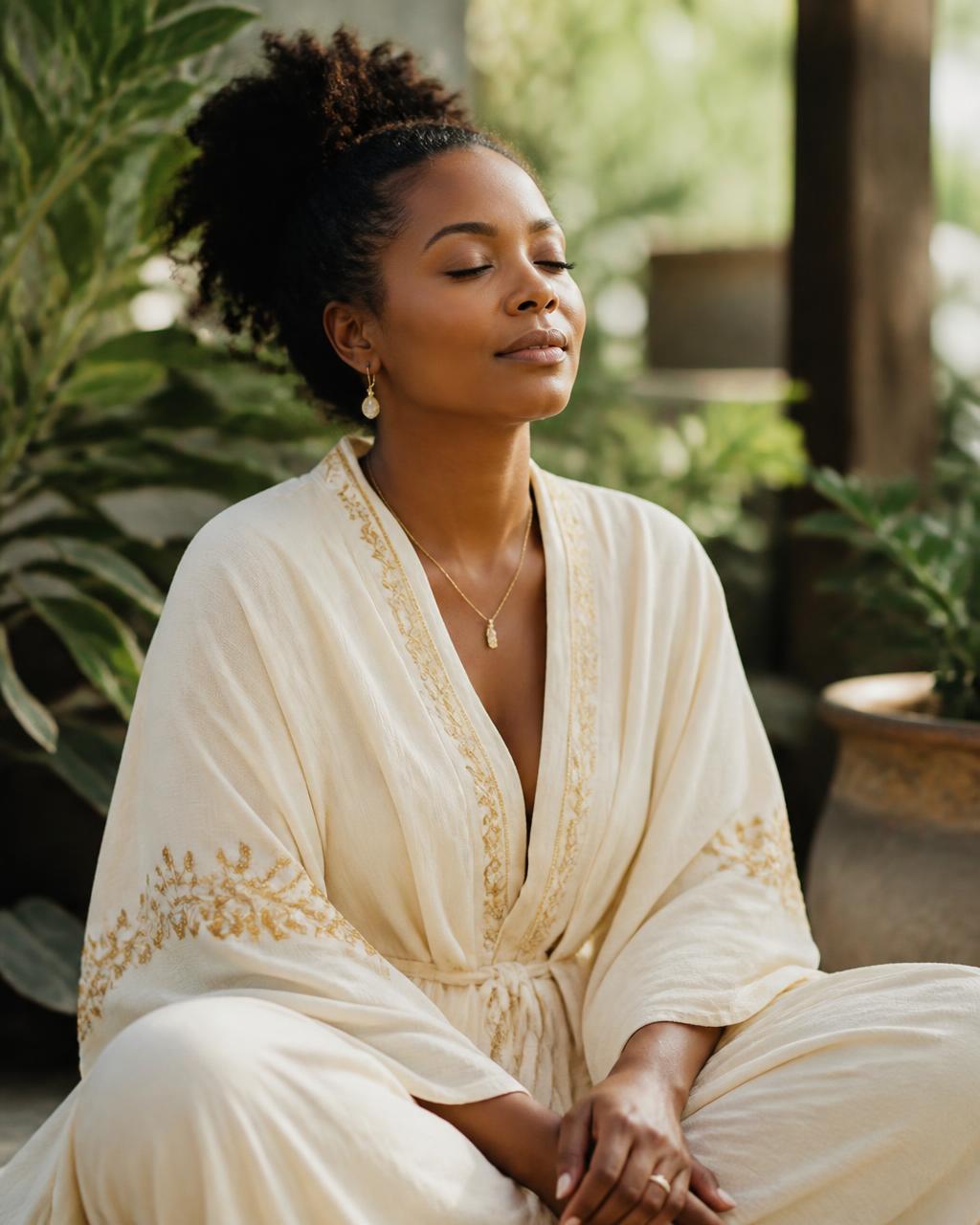 Woman beginning her next guided wellness journey