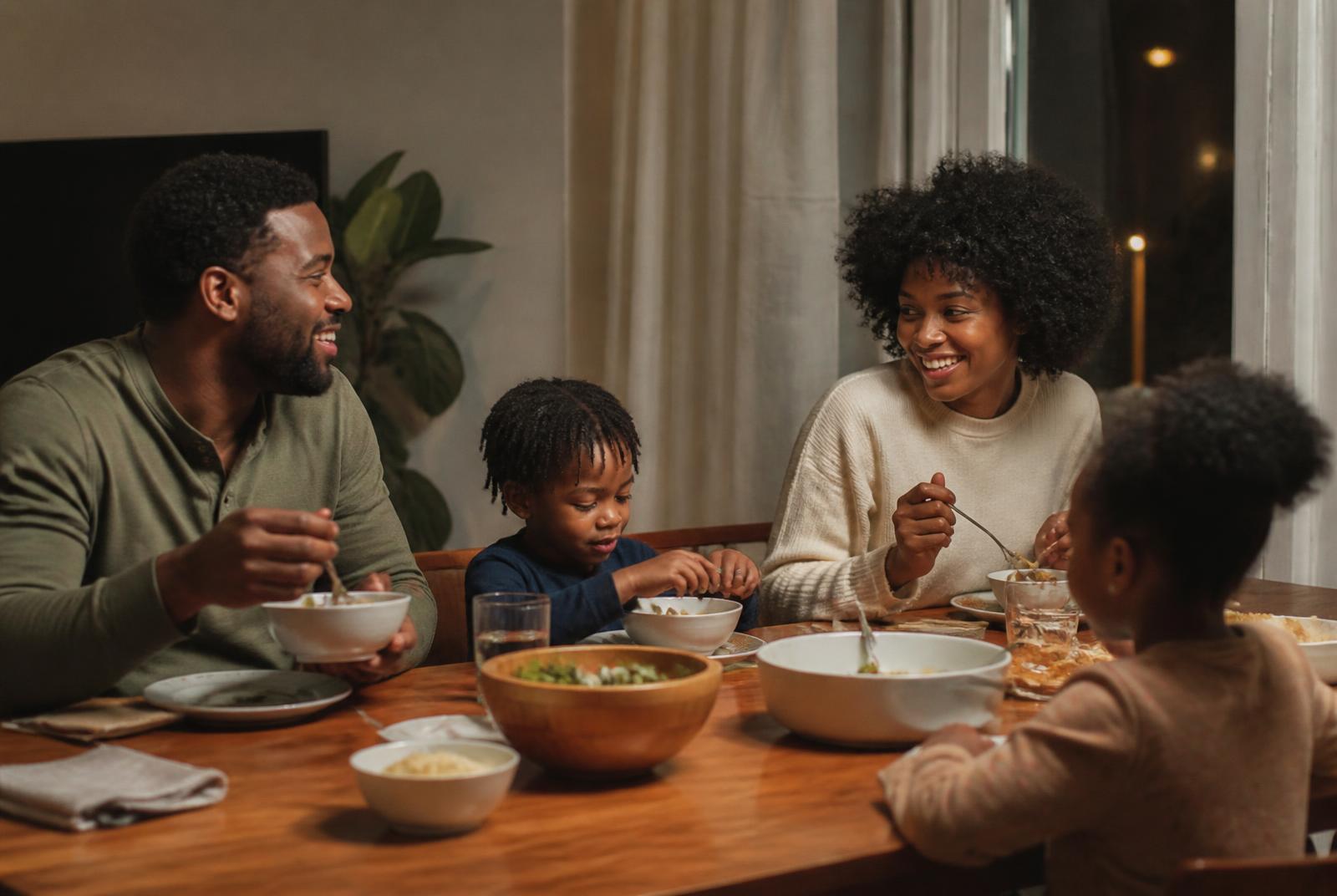Families and caregivers supporting one another in a group session